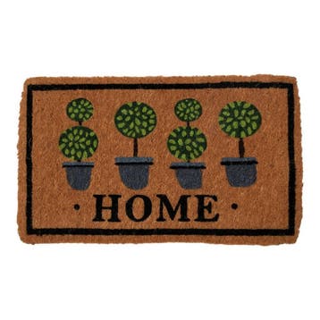 Deurmat Kokos handgeweven home taxus bal 75cm, Verzenden, Nieuw