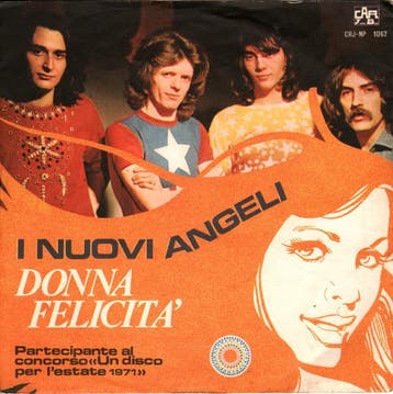 Single vinyl / 7 inch - I Nuovi Angeli - Donna Felicita, Verzenden, Zo goed als nieuw, 7 inch, Rock en Metal
