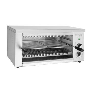Kwartssalamander Grill Elektrisch RVS 230V met Timer en 3..., Verzenden, Nieuw in verpakking