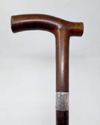 Wandelstok - .925 zilver - Edwardiaans