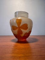 Emile Gallé - Vaas - Glas - Vaas met fuchsias
