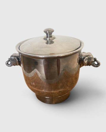 Almazan - Ijsemmer - Verzilverd - Eliphant bucket Almazan