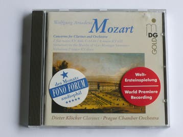 Mozart - Concertos for Clarinet and Orch. / Dieter Klöcker, Ophalen of Verzenden, Zo goed als nieuw