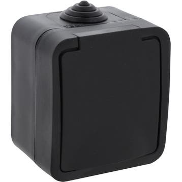 Buitenstopcontact - Opbouw - Enkel - Waterdicht IP54, Kunststof, Minder dan 50 watt, Overige typen, Nieuw