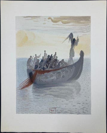 Salvador Dali (1904-1989) - The Guiding Angel - La Divine