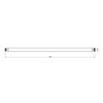 10× FORTEX FX31-L150 enkele truss buis lengte 150 cm zwart, Verzenden, Nieuw