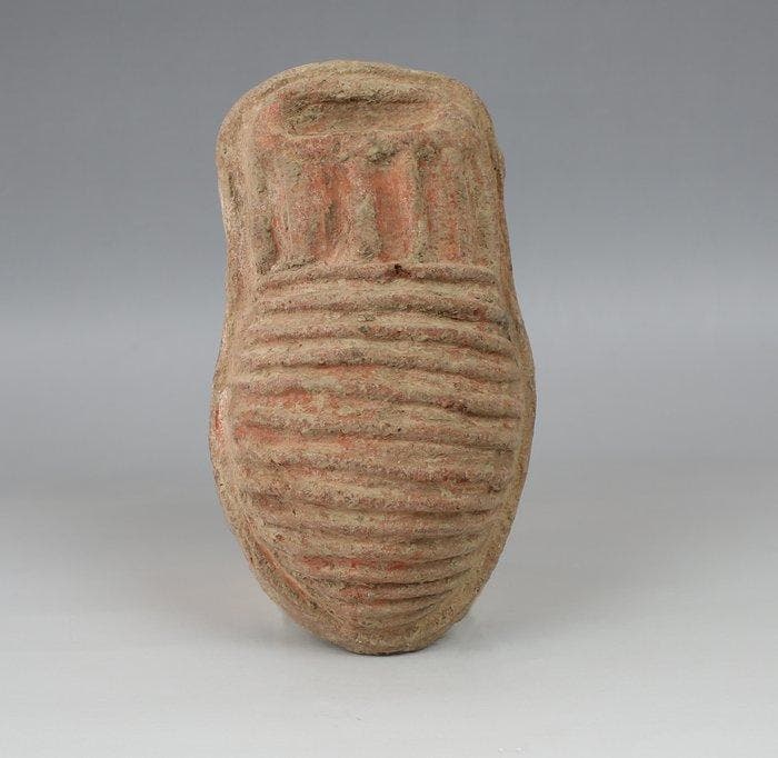 Etruscan Aardewerk Anatomisch votiefmodel van een baarmoeder, Verzamelen, Mineralen en Fossielen