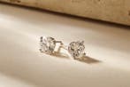 Oorbellen - 14 karaat Witgoud - 3.04ct. tw. Diamant, Sieraden, Tassen en Uiterlijk, Oorbellen, Nieuw
