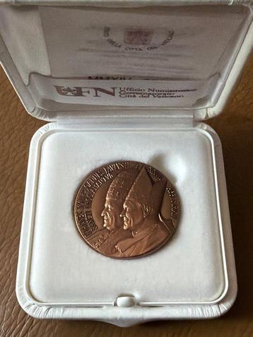 Vaticaan. Medal 2014 Canonization of John XXIII and John