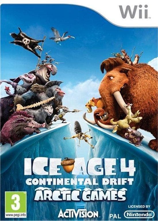 Ice Age 4 Continental Drift (Wii Games), Spelcomputers en Games, Games | Nintendo Wii, Zo goed als nieuw, Ophalen of Verzenden
