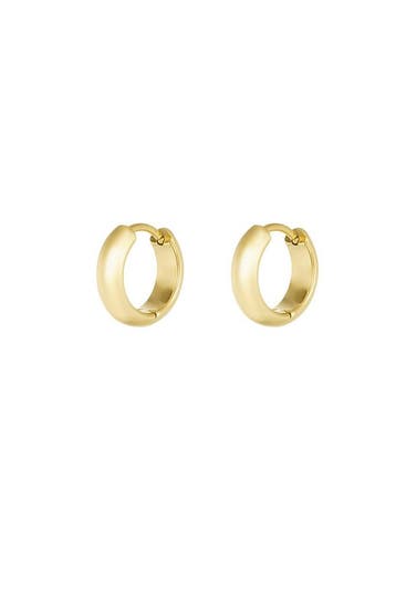 Goudlief Fine line oorbellen (Creolen, Dames sieraden), Verzenden, Nieuw, Zilver, Overige materialen