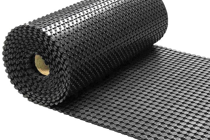 Rubber ringmat op rol - Dikte 10 mm - Breedte 183 cm, Tuin en Terras, Deurmatten, Verzenden