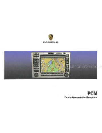2006 PORSCHE PCM INSTRUCTIEBOEKJE NEDERLANDS