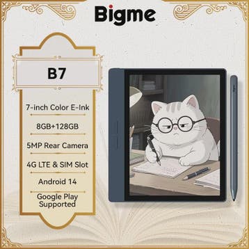 Bigme B7: 7" E-Ink E-Reader met Android 14, 8+128GB en Penon, Verzenden, Nieuw