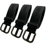 Arieszzz 3-Pack Zwarte Leren Riemen – Heren | 4 cm, Nieuw