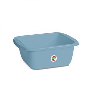 Stefanplast Wasbak Rechthoek 10L Blauw, Caravans en Kamperen, Kampeeraccessoires, Ophalen of Verzenden, Nieuw
