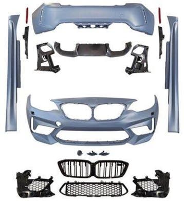 Compleet EVO M2 Look Pakket BMW 2 Serie F22 B3005, Auto-onderdelen, Carrosserie en Plaatwerk, Nieuw, Voor, BMW, Bumper