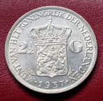 Nederland. Wilhelmina. 2 1/2 Gulden 1937 (Zonder