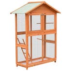 Vogelkooi 125,5X59,5X164 Cm Massief Grenen- En Vurenhout, Verzenden, Nieuw