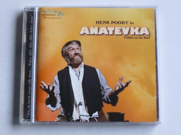 Anatevka - Henk Poort in Anatevka / Fiddler on the Roof, Cd's en Dvd's, Cd's | Filmmuziek en Soundtracks, Zo goed als nieuw, Ophalen of Verzenden