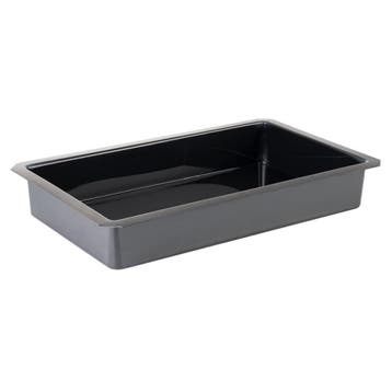 GGM Gastro | (6 stuks) Polystyreen GN-bak GN 1/1 - zwart - |, Verzenden