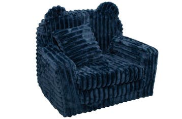 Blauw Kinderfauteuil | Comfort Slaapbank | Beperkte Voorraad, Huis en Inrichting, Fauteuils, Overige materialen, Minder dan 75 cm