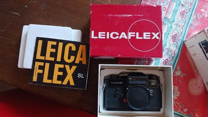 Leica Leicaflex SL + Summicron-R 50mm f/2 Analoge camera, Verzamelen, Fotografica en Filmapparatuur