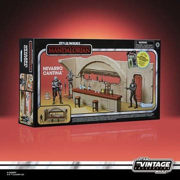 The Vintage Collection Nevarro Cantina Playset with Imper..., Verzenden, Zo goed als nieuw
