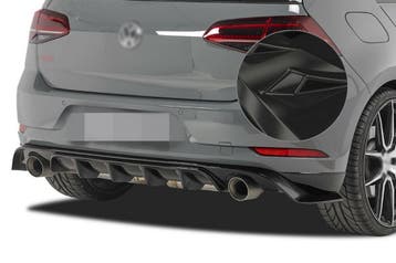 GTI Look Diffuser voor Volkswagen Golf 7.5 Facelift / R line, Ophalen of Verzenden