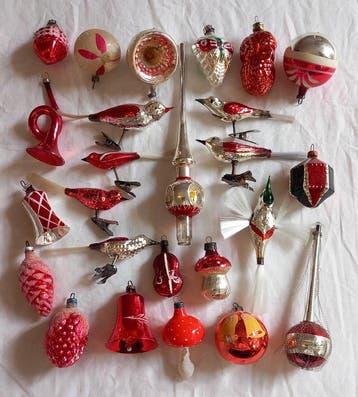 Kerstballen (25) - Glas, Nieuw