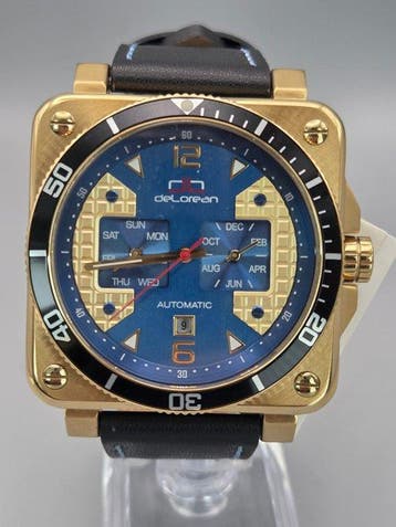 DeLorean Watch Uhr Full Calendar - Back to the Future - 45, Nieuw