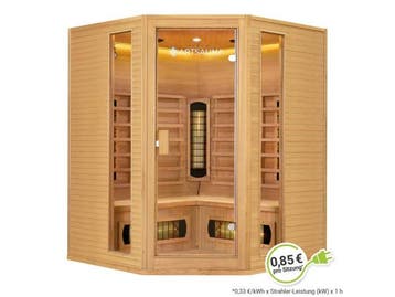 Veiling - Infraroodcabine Nyborg E150V - 150x150x190 cm - Du, Nieuw
