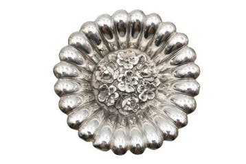 Kom - .833 zilver - Bloemen, Antiek en Kunst