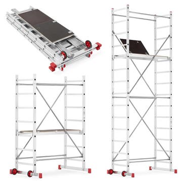 Rolsteiger Aluminium 5m | Veilig & Stabiel | OP=OP, Doe-het-zelf en Verbouw, Bouwliften, Ophalen of Verzenden, Nieuw, Bouwlift