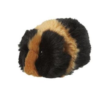 Cavia knuffel - pluche - bruin/zwart - 13 cm, Verzenden, Nieuw