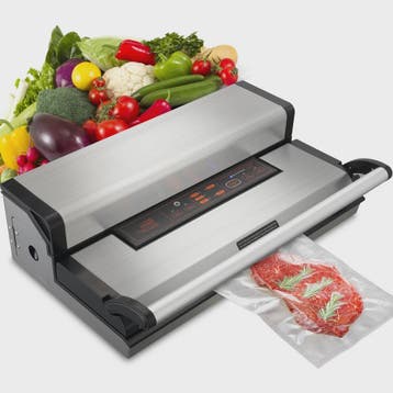 Automatische Vacuümsealer Machine met Rolhouder en Snijder -, Verzenden, Nieuw