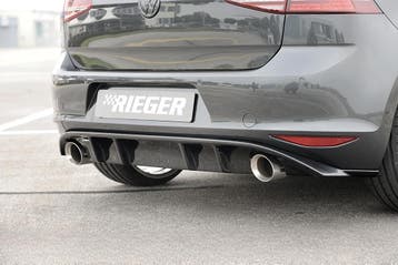 Rieger diffuser | geschikt voor VW Golf 7 GTI tot facelift |, Auto-onderdelen, Verzenden, Nieuw, Volkswagen