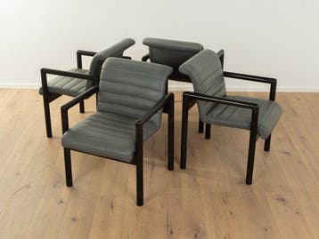 Flototto - Eetkamerstoel (4) - Hout, Leder - Postmoderne