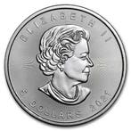 Canadian Maple Leaf 1 oz 2021 (slechts 17.5% boven spot), Verzenden, Noord-Amerika, Losse munt, Zilver