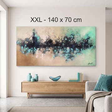 Monika Spiewak - Abstract - Oil Painting Stretched On The