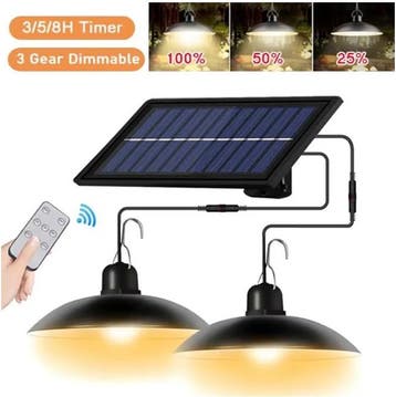 Solar Hanglamp met Afstandsbediening LED Schuurlamp, Verzenden, Nieuw