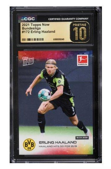 2021 Topps Now Bundesliga Erling Haaland #172 - Pristine, Nieuw