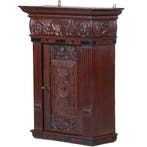 Hollands eikenhouten ndeurs wandkastje Renaissance 1650 en l, Ophalen of Verzenden