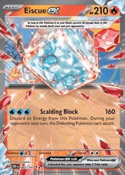 Eiscue ex 042/197 Obsidian flames, Ophalen of Verzenden, Nieuw, Losse kaart, Foil