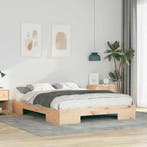 vidaXL Bedframe Bruin 160 x 200 cm, Huis en Inrichting, Slaapkamer | Bedden, Verzenden, Nieuw, Bruin, Hout