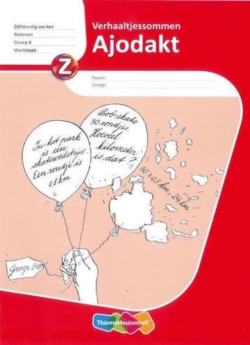 Ajodakt (5ex.) Rekenen verhaaltjessommen groep 8 Werkboek 97, Verzenden, Nieuw