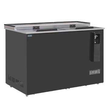 Koelkist met Werkblad | Zwart | 417L | Flesopener +, Verzenden, Nieuw in verpakking