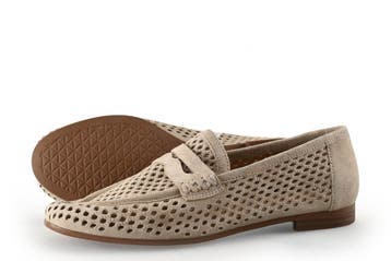 Stefano Lauran Loafers in maat 37 Beige, Kleding | Dames, Schoenen, Verzenden, Beige, Overige typen, Zo goed als nieuw