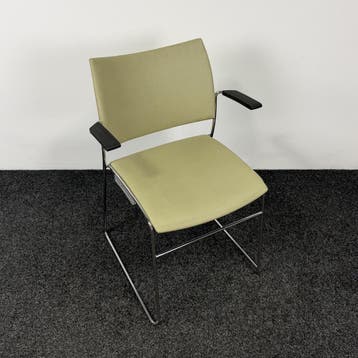 Casala Curvy Vergaderstoel | Lichtgroen, Ophalen of Verzenden, Gebruikt