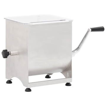 vidaXL Vleesmixer met bak roestvrij staal zilverkleurig, Witgoed en Apparatuur, Verzenden, Nieuw